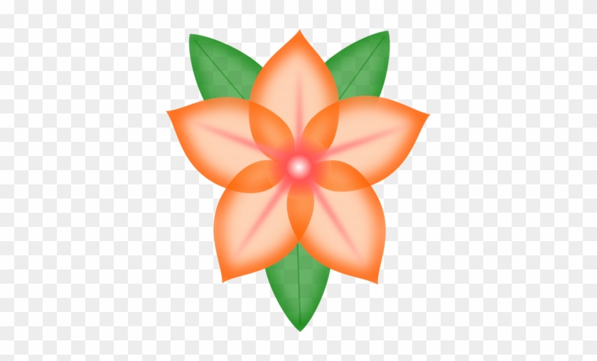 Healthcare Supply Service Orange Flower Petal Puter - Clip Art #1431481