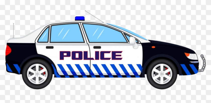 Clip Art Black And White Stock Car Png Free Images - Police Car Png #1432405