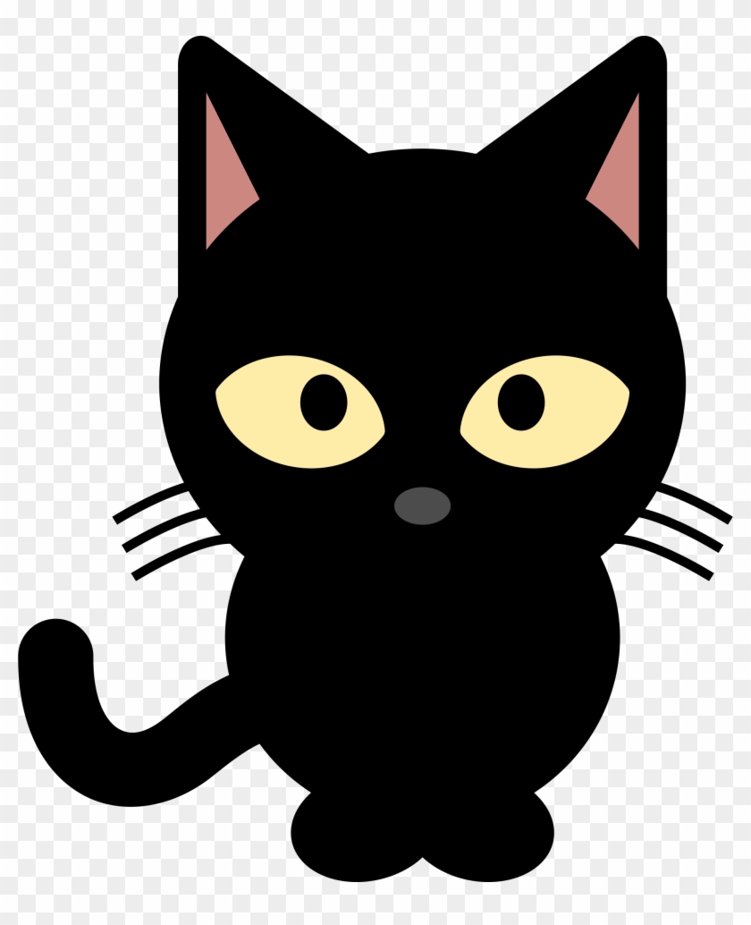 Attibution Is Required- In Order To Use A This Photo - Clip Art Black Cat #223785