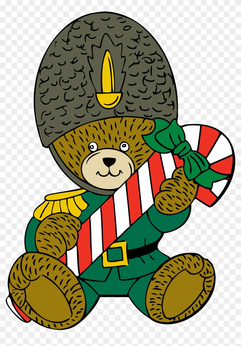 Christmas Guard Bear By Johnny Automatic - Border Guard Clip Art #225820