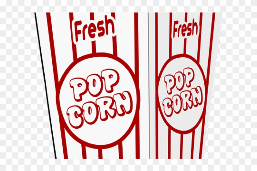 Snack Clipart Refreshments - Colouring Pictures Of Popcorn #1435572