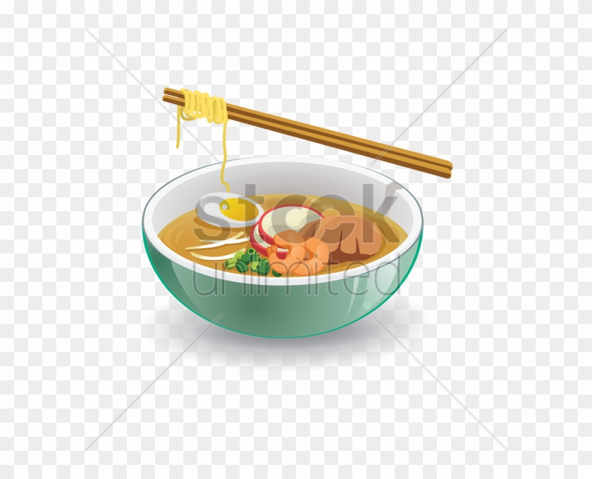 Ramen Clipart Chopsticks Soup Ramen - Asian Cuisine #1435963