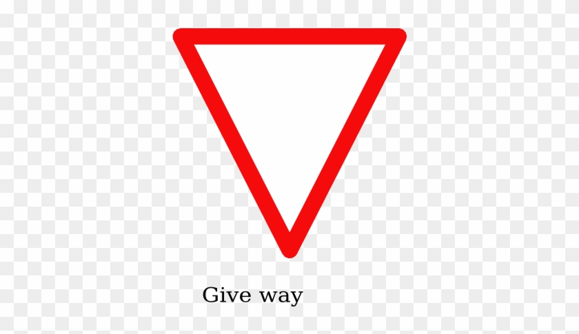 Indian Road Sign Give Way - Svg-edit #1436346