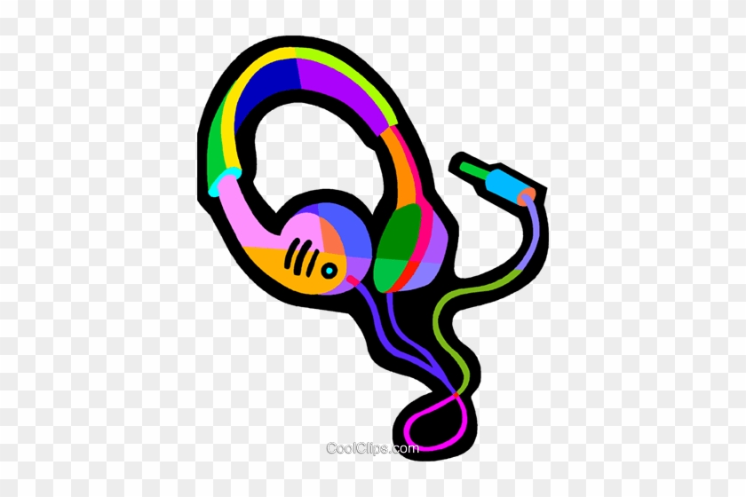 Headphones Royalty Free Vector Clip Art Illustration - Illustration #1438058