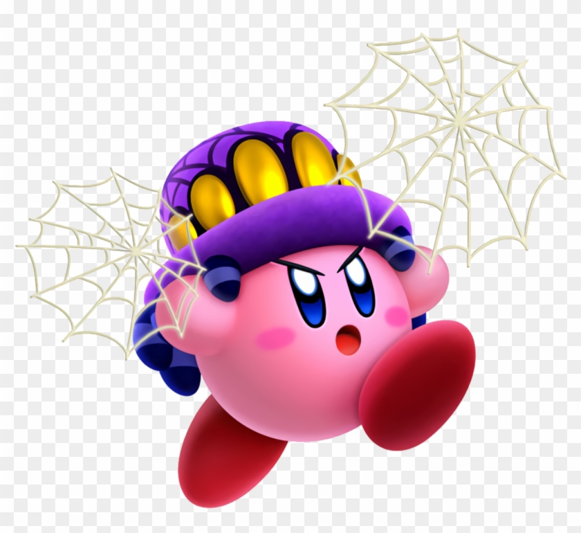 Image Black And White Kirby Wiki Fandom Powered By - Kirby Star Allies  Spider Kirby - Free Transparent PNG Clipart Images Download