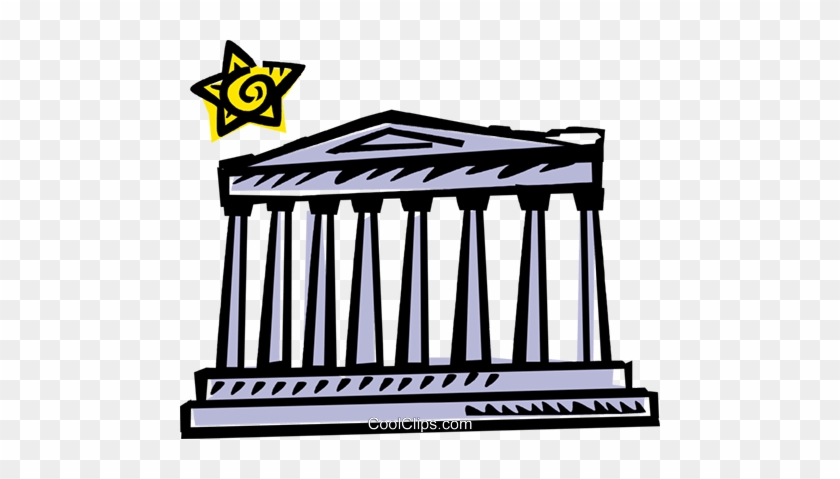 Parthenon Royalty Free Vector Clip Art Illustration - Clip Art #1439473