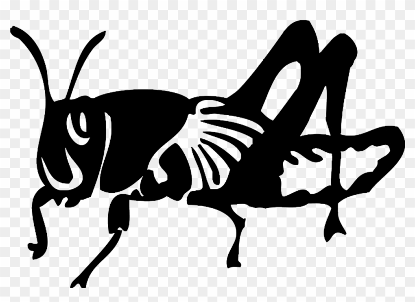 Locust Drawing Black And White Clip Free - Locust Logo #1440427