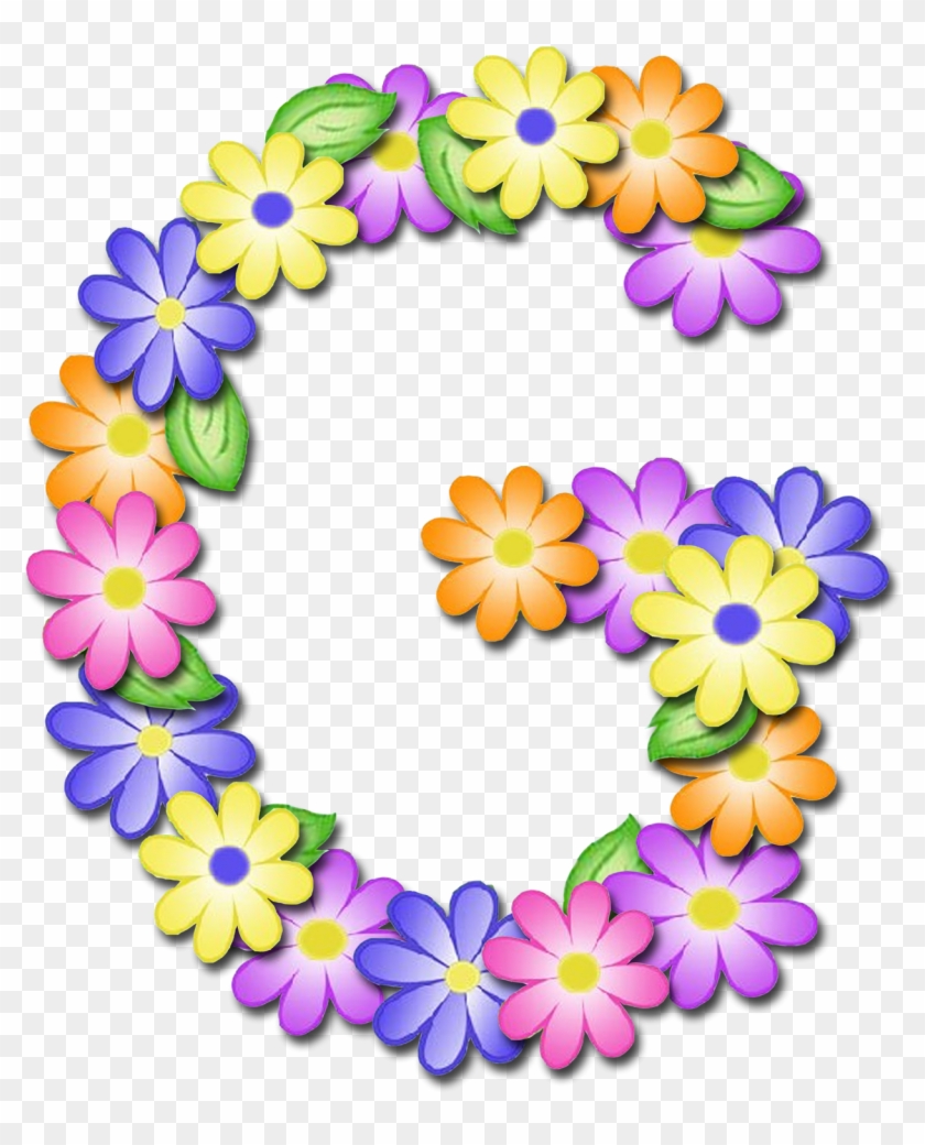 Pin By Guzel On Буква G - Flower Letter G Png #1441553