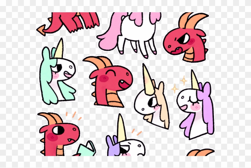 Unicorn Clipart Dragon - Portable Network Graphics #1442622