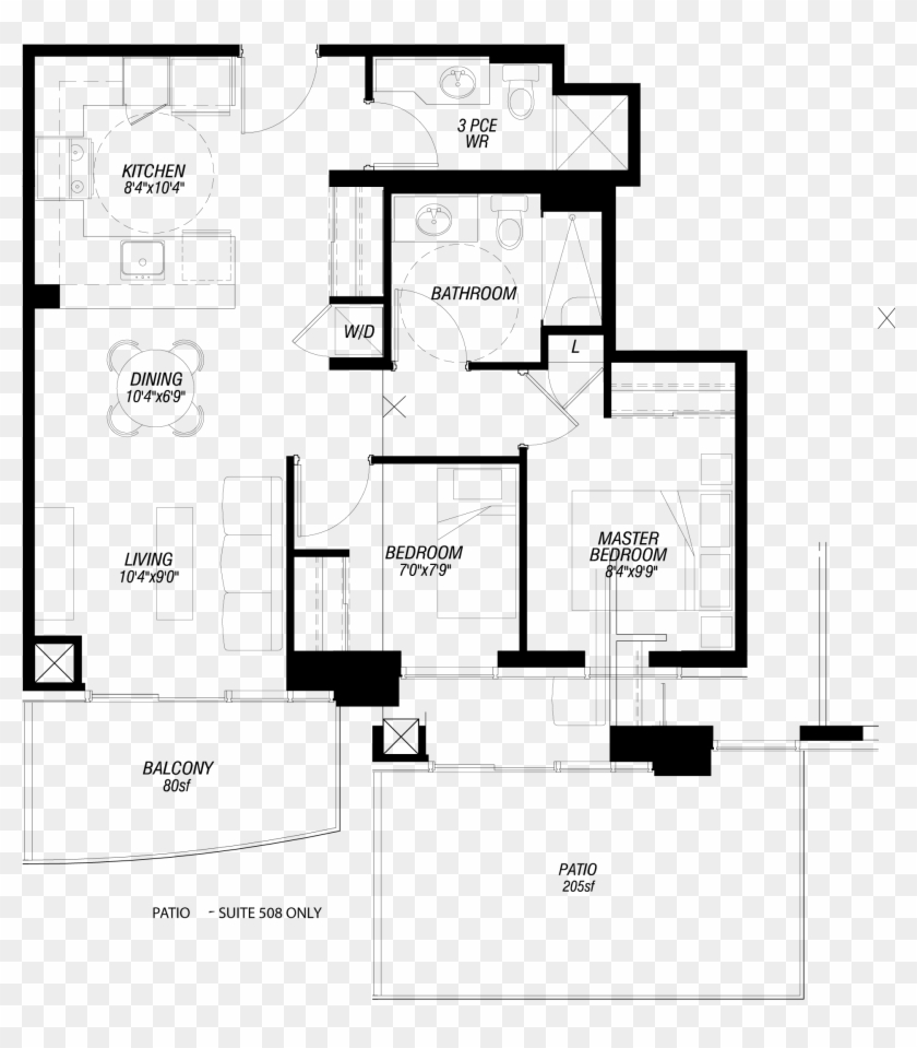 Download Floor Plan - Trinity Ravine Towers - Free Transparent PNG ...