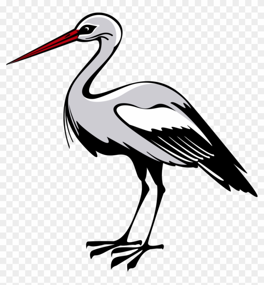 Coat Of Arms Stork Clipart White Stork Crane Clip Art - Stork Coat Of Arms #1444092