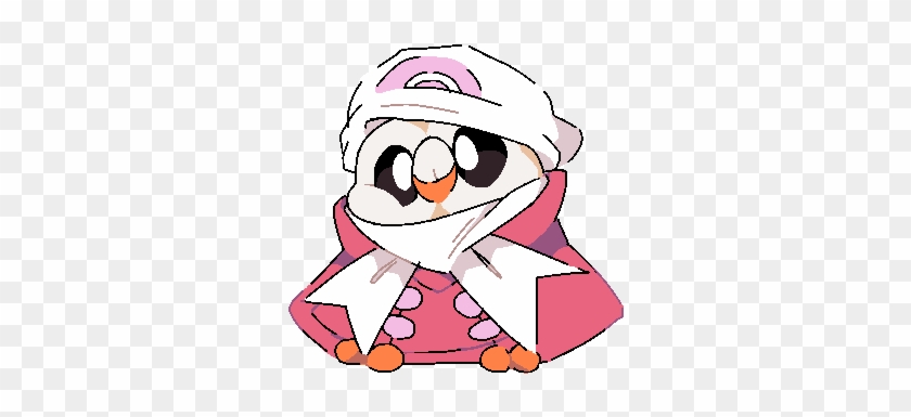 Rowlet In One Of The Starter Trainers' Clothes From - Pokémon Sinnoh Remake Meme #1444560