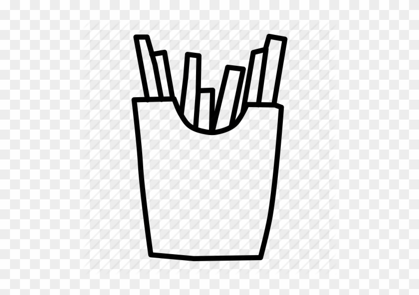 Food Doodles By Vignesh - Fries Doodle Png #1447179