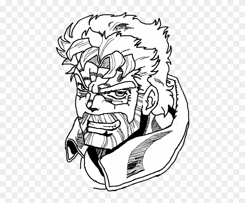 Clip Art Black And White Library Community Joseph Joestar - Drawing #1448506