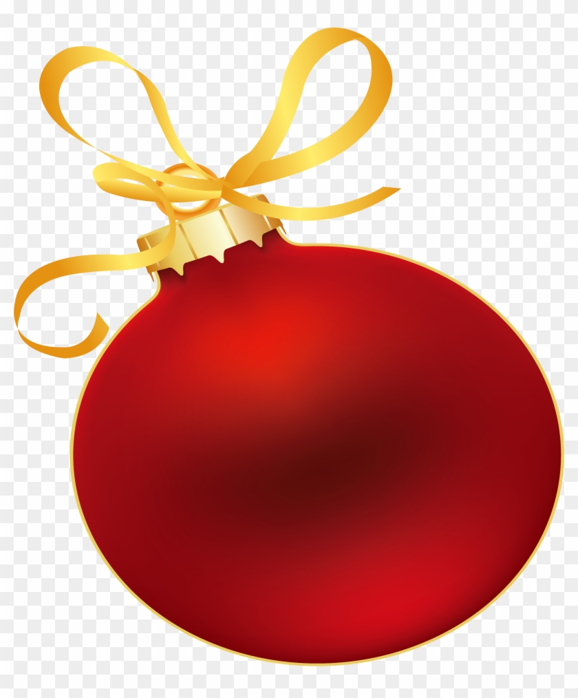 Ornament Clip Art Simple - Transparent Red Ornaments Clip Art - Free ...