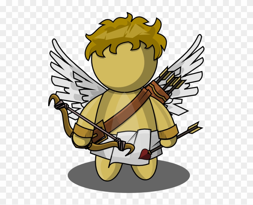 Cupid Clipart Public Domain - Cupid's Bow Greek Mythology #1449583