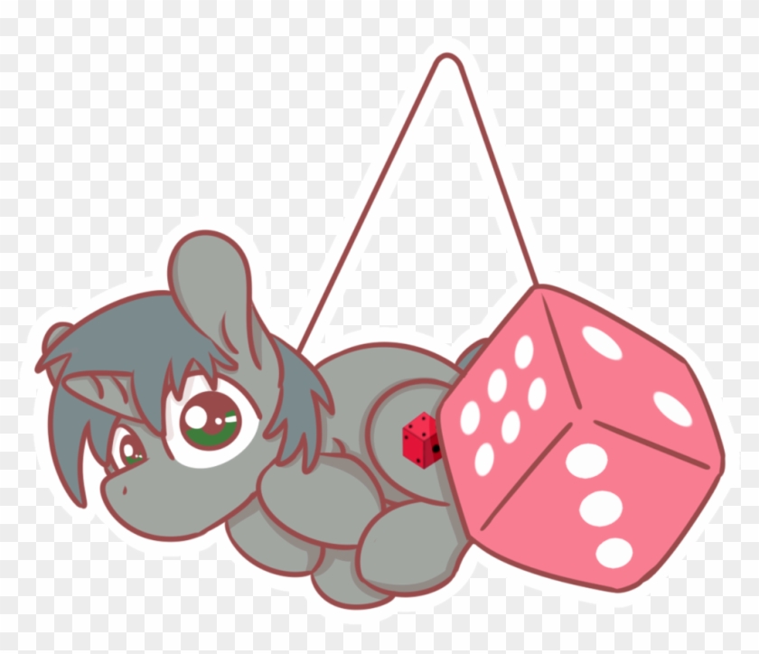 Sugar Morning, Chibi, Cute, Dice, Fuzzy Dice, Hanging, - Cartoon #1449921