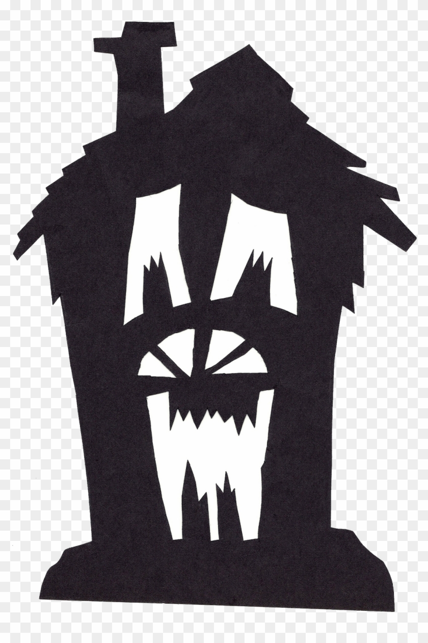 To Download Click On The Picture To Get A Full Size - Haunted House Silhouette #1450348