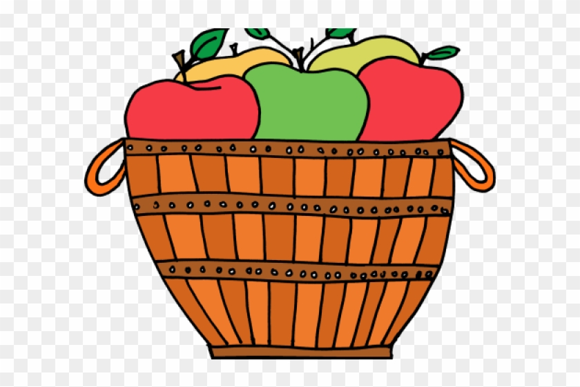 Basket Of Apples Clip Art #1450454