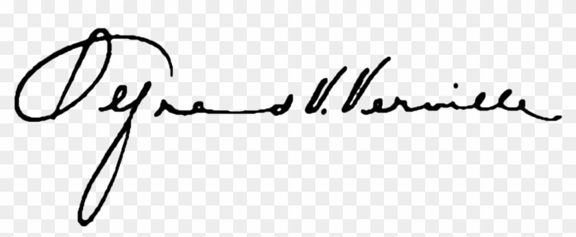 Signature Of Alfred Victor Verville From Draft Card - Logo #1450888