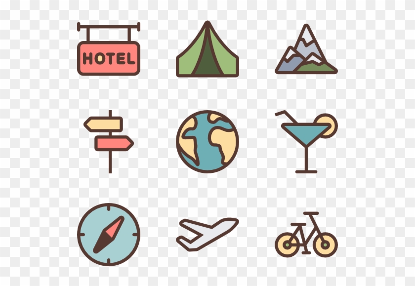 Travel Icons - Travel Cartoon Icon #1452573