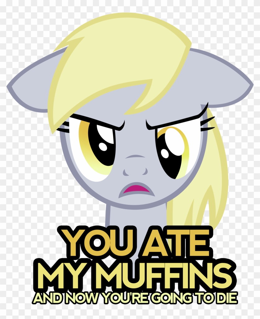 Itsjustred, Derpy Hooves, Floppy Ears, Food, Looking - My Little Pony Friendship #1455403