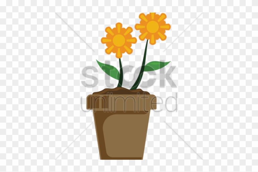 Potted Plants Clipart Flower Port - Clip Art #1456885