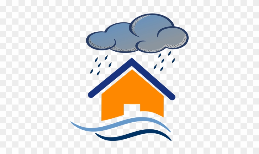 Home Clipart Flooding - Icon Banjir Png #1457366