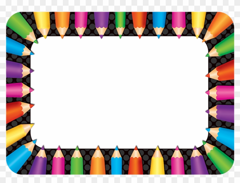 Tcr5513 Colored Pencils Name s Labels Image Name Pencil Free Transparent Png Clipart Images Download