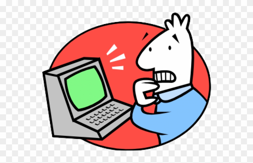 Coding Clipart Magazine - Afraid Of Computers #1458285