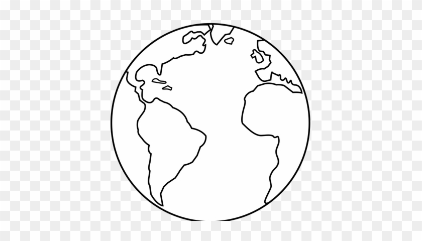 Country Outlines Planet Earth Black And White Free Transparent Png Clipart Images Download