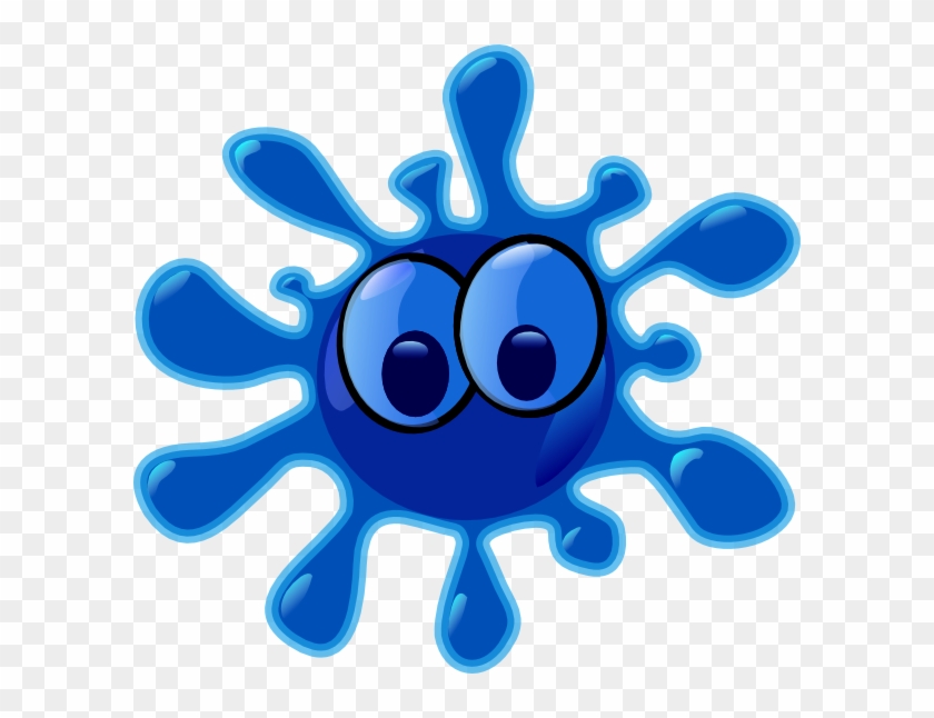 Blue Splat - Splash Clip Art #1460025