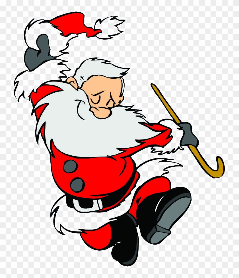 Dancing-santa - Santa Dancing Clipart #1461135