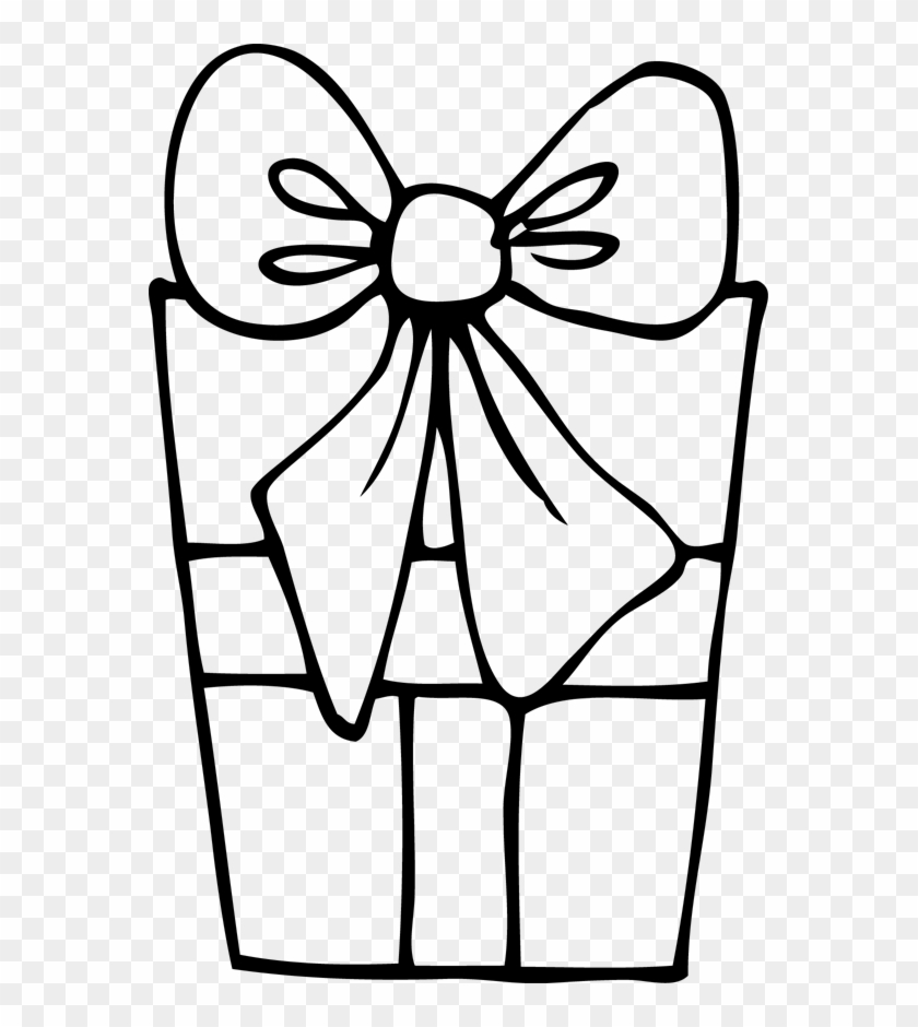 A Gift Box Colouring Pages - กล่อง ของขวัญ วาด ง่าย #1462690