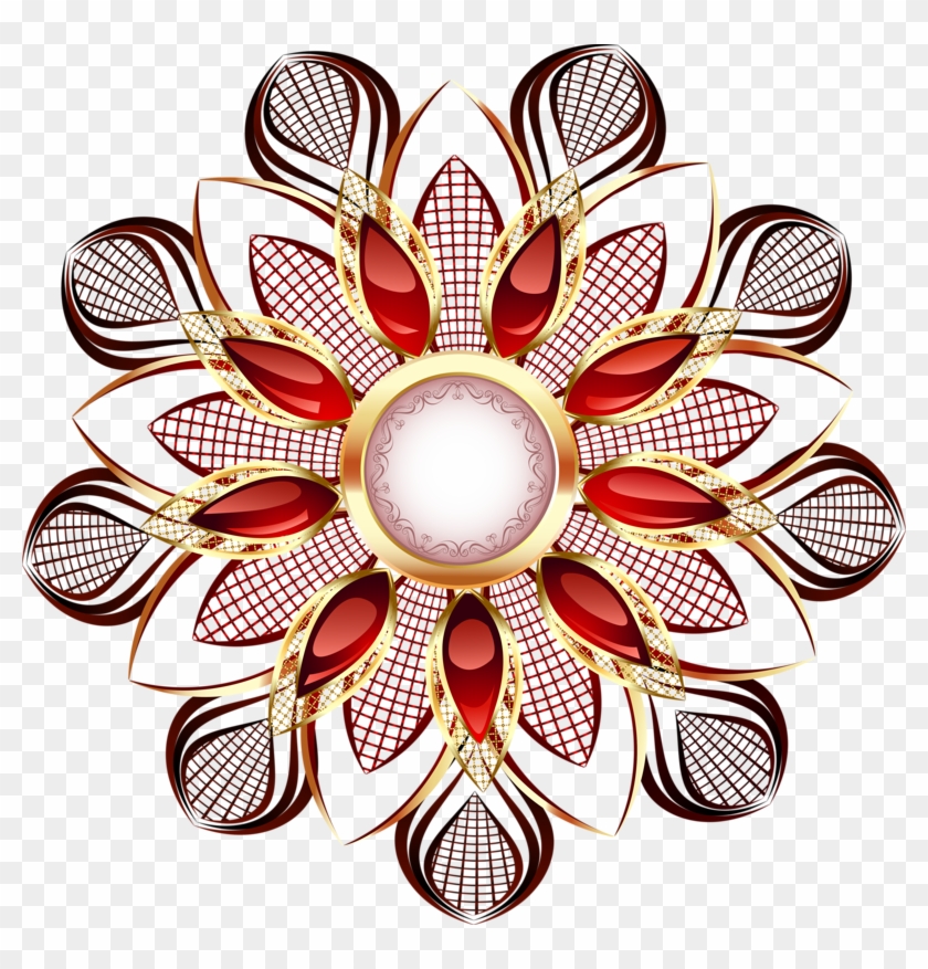 Pretty Gem Of A Flower - Clip Art #1464850