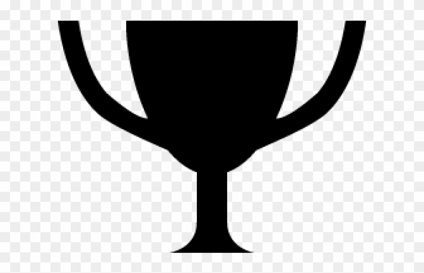 Drawn Trophy Icon Png - Trophy Black White #1466601