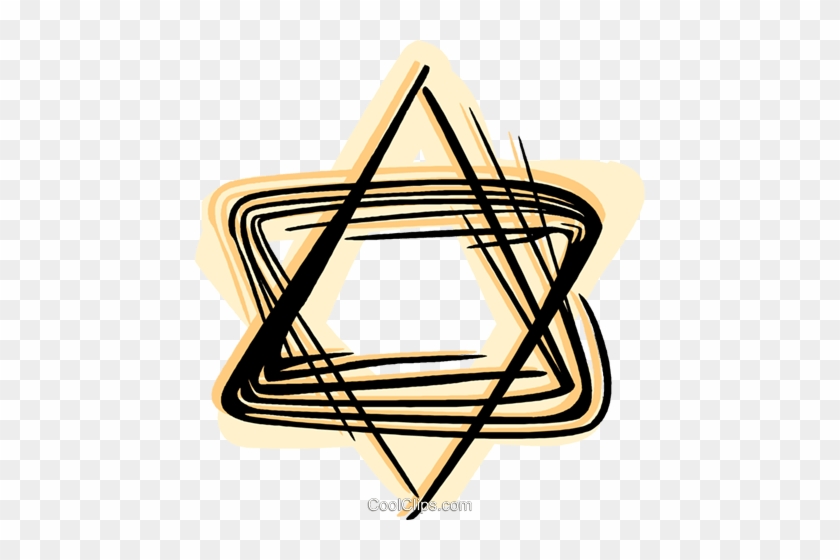 Star Of David Royalty Free Vector Clip Art Illustration - Star Of David Royalty Free Vector Clip Art Illustration #1468268