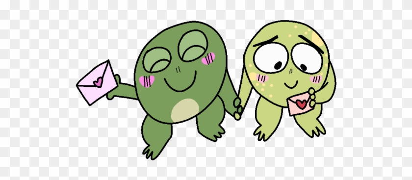 Woah Watch Out Happy Frog Bfs Are Coming Through - Cartoon #1469801