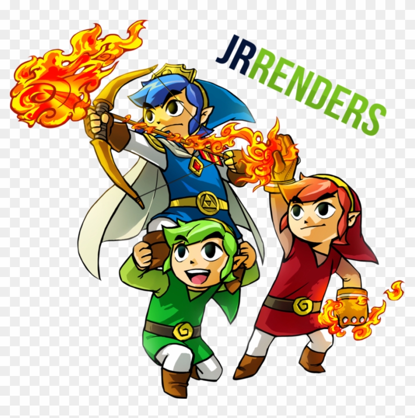 Tri Force Render By - Tri Force Heroes Link #1471129