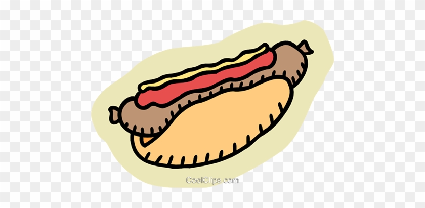 Hot Dog/frankfurter Royalty Free Vector Clip Art Illustration - Hot Dog/frankfurter Royalty Free Vector Clip Art Illustration #1475238