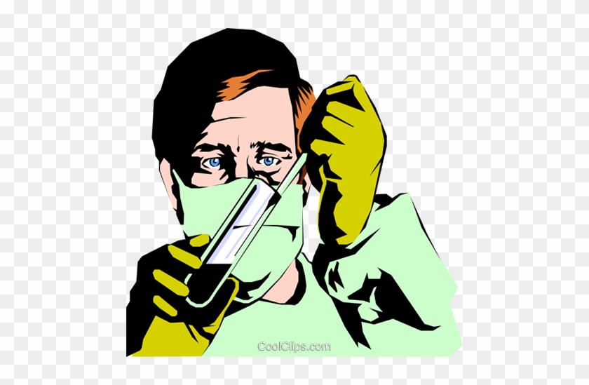 Lab Technician Royalty Free Vector Clip Art Illustration - Lab Technician Royalty Free Vector Clip Art Illustration #1480050