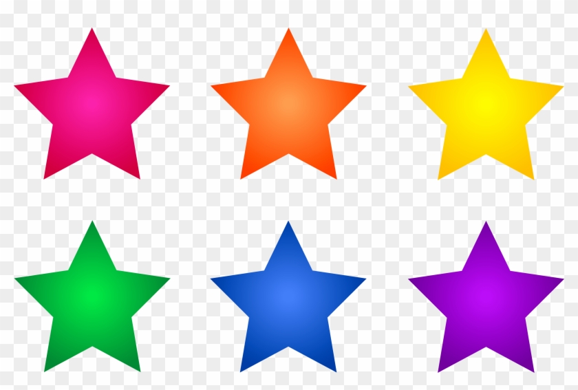 Colourful Star Clipart 4 By Brittany - Colourful Star Clipart 4 By ...