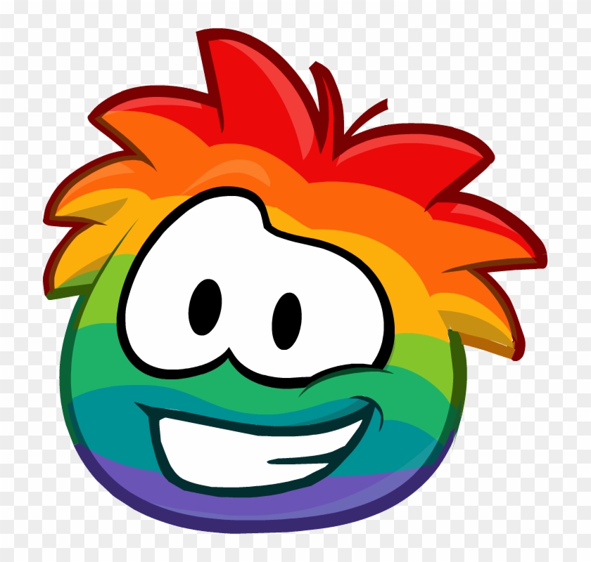 List Of Emoticons - Club Penguin Rainbow Puffle #232085
