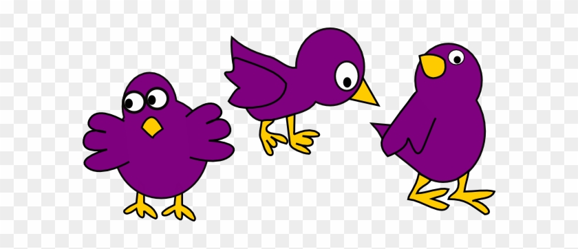 Chick Clipart Purple - Purple Chicken Clipart #233878