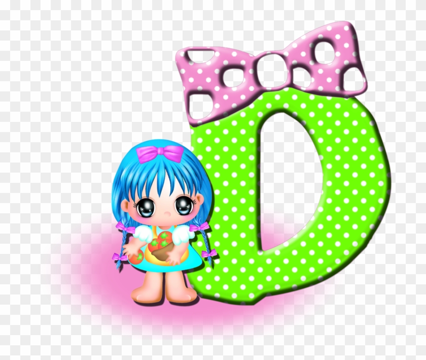 Ꭿϧc ‿✿⁀ Letter D, Art Girl, Diana, Clip - Ꭿϧc ‿✿⁀ Letter D, Art Girl, Diana, Clip #1482234