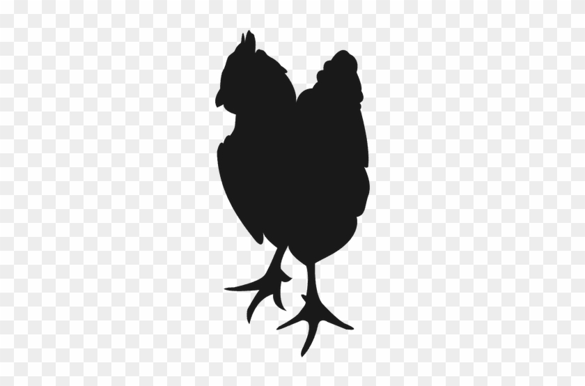 Hen Silhouette Standing - Hen Silhouette Standing #1483648