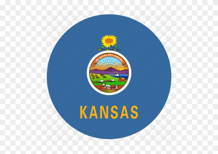 Kansas Vector Flag - Kansas Vector Flag - Free Transparent PNG Clipart ...