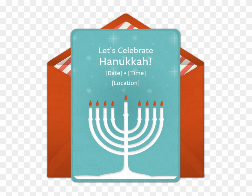 Free Chanukah Invitations And Menorah - Free Chanukah Invitations And Menorah #1486874