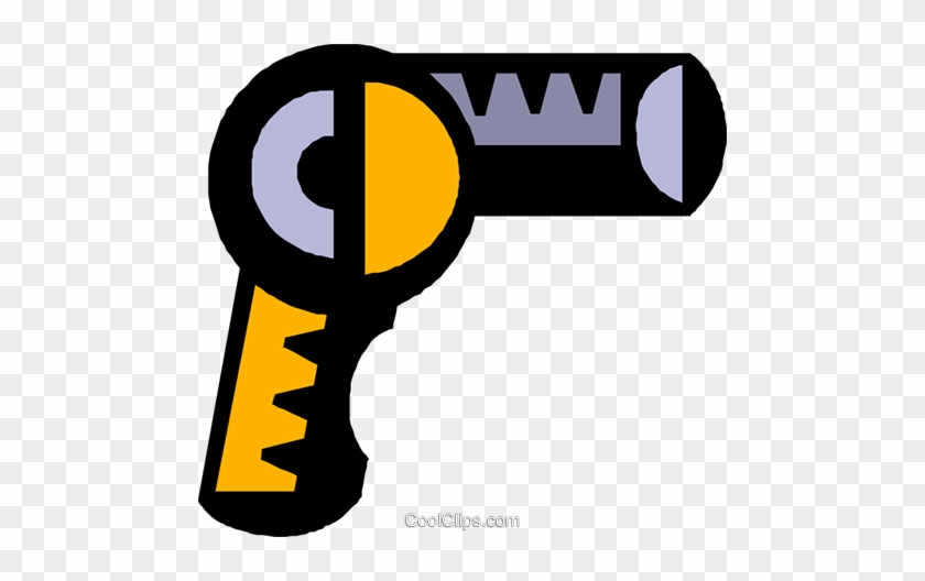 Hair Dryer Royalty Free Vector Clip Art Illustration - Hair Dryer Royalty Free Vector Clip Art Illustration #1486928