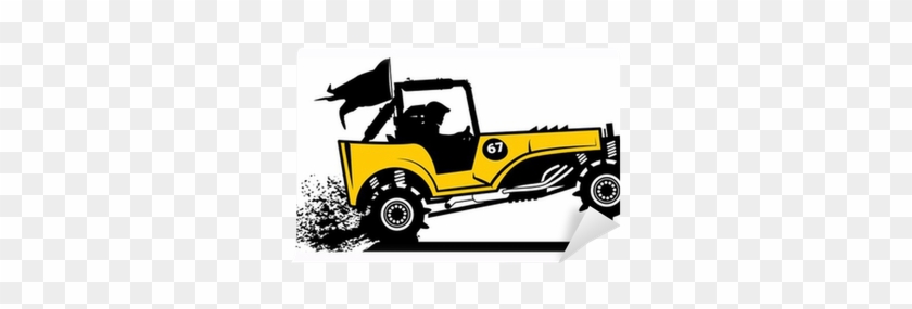 Off-road Buggy, Vector Illustration Wall Mural • Pixers® - Off-road Buggy, Vector Illustration Wall Mural • Pixers® #1494793